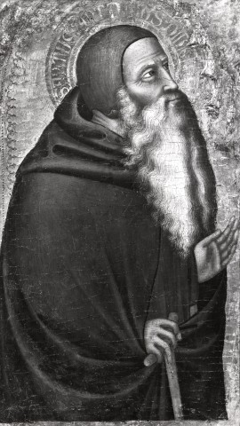 Anonimo — Francesco da Volterra - sec. XIV - Sant'Antonio Abate — insieme
